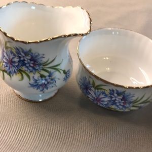 Paragon Cornflower Cream and Sugar Set